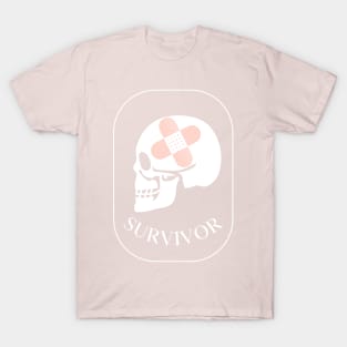 Survivor Skull Design T-Shirt